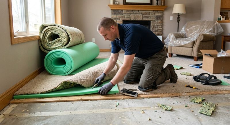 Carpet Underlay Replacement in Olathe, KS