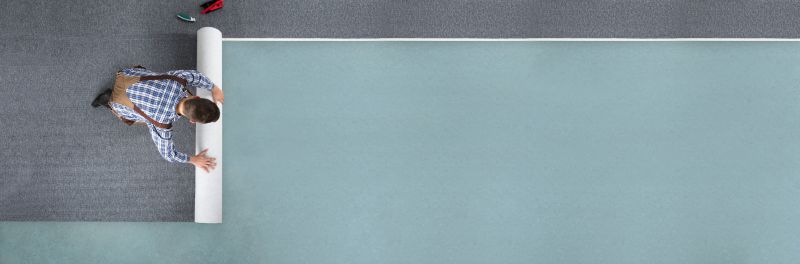 Porch Carpet Installation