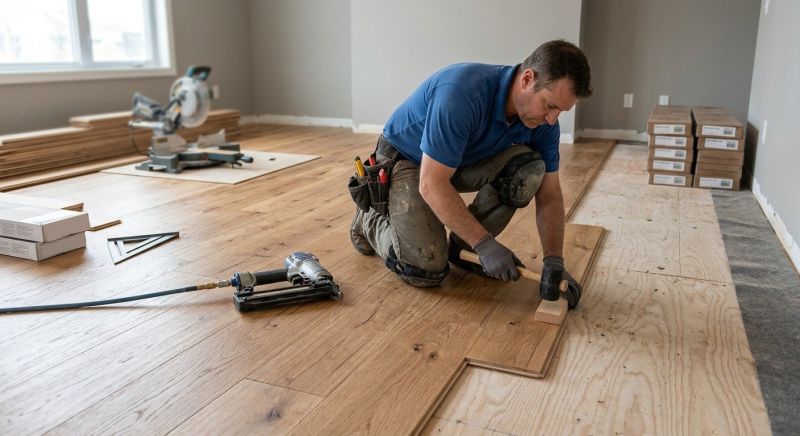 Finished Floor Installation in San Antonio, TX